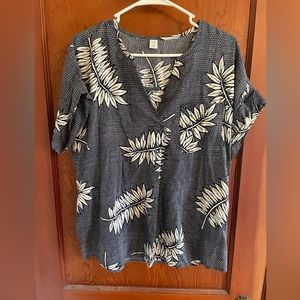Old Navy Tropical Print Women’s Blouse
